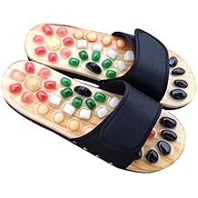 KOMBIUDA Foot Massager Slippers for Women - Pu Eva Acupressure Massage Sandals to Relieve Foot Pain Improve Circulation and Soothe Tired Feet at Home
