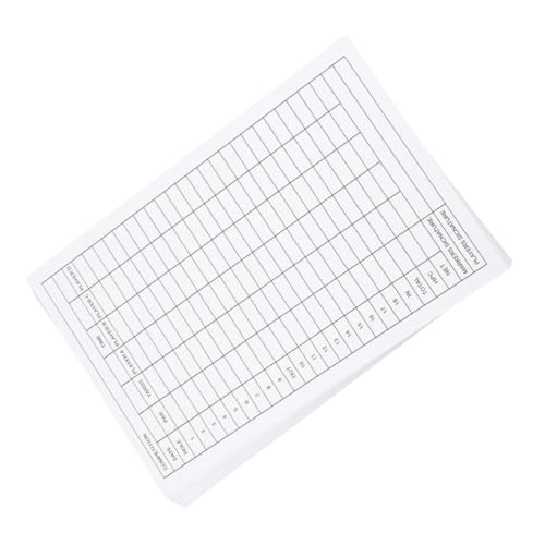 YARNOW 40 piezas tarjetas de puntuación para golf resistentes al clima miniatura 1