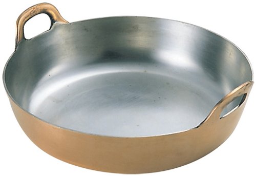 Amazon｜EBM 銅 プレス 揚鍋 39cm(板厚2.3mm)｜揚げ鍋・天ぷら鍋