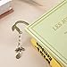 Koogel Vintage Metal Bookmark Mermaid & Beads Summer Theme, Pretty Book Marks for Reading Women, Cute Book Markers for Writers, Kids, Teens, Men Readers, Reading Accessories Gifts for Women