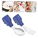 ERINGOGO Silicone Baby Fork and Set Toddler Utensils for Durable and Easy to Clean Cutlery for Home and Travel 2-Piece Set
