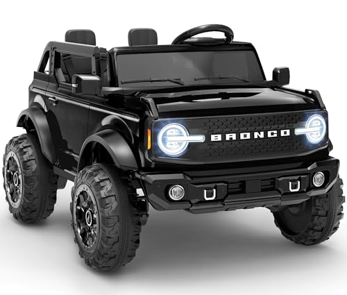 First Ride On 24V Ride on Toys for Big Kids, 2 Seater Licensed Ford Bronco Base Ride on Car, Electric Car for Kids with - Detailed View