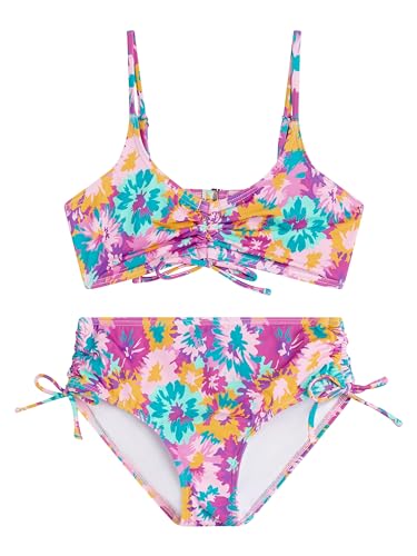 Image of Kanu Surf Girls' Willow V-Neck Bikini Beach Sport 2-Piece Swimsuits