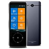 Lincom Languages Translator Device, Portable 107 Two-Way Instant WiFi Connection, Voice & Text Photo Translation, Offline with 3.0 HD Screen, 60 Mins Audio Memo, grey