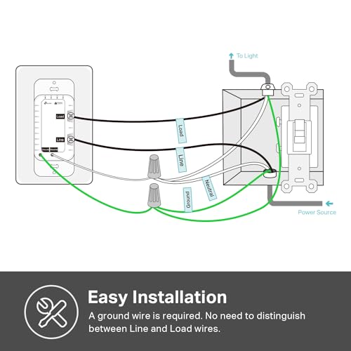Kasa Smart HS220-2 Single Pole, Needs Neutral Wire, 2.4Ghz Wi-Fi Light Switch Compatible With Alexa And Google Home, Ul Certified, No Hub Required thumb #6