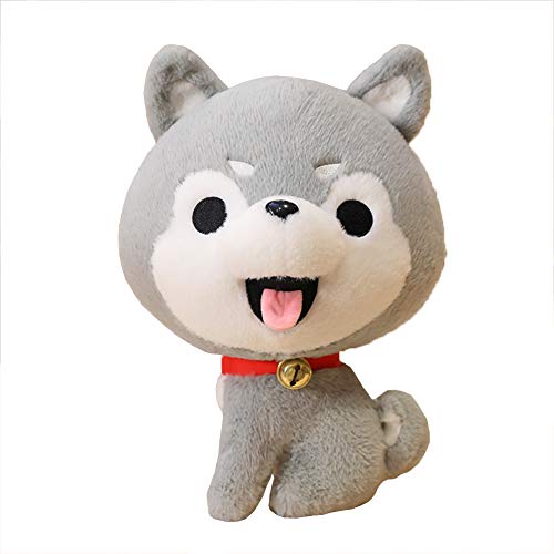Fortuning's JDSu00ae Puppy Toys Corgi Toy, Husky Toy Stuffed Animal Doll Toys Corgi Cushion Toy Kawaii Corgi Doll Kawaii Hugging Pillow Husky Toy for Children, Birthday Gift, 9.8 inch