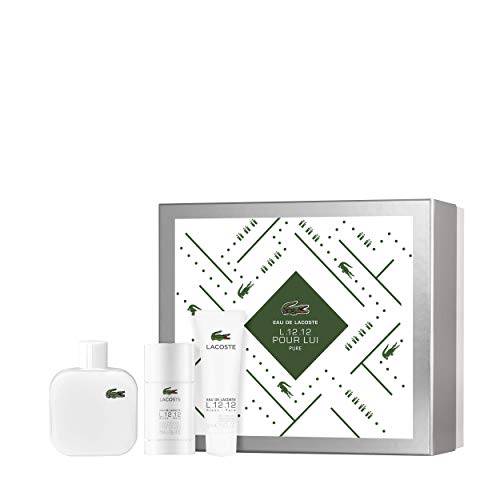 Lacoste Eau de Lacoste l.12.12 Blanc Edt Spray 100ml Deodorant Stick 75ml Gel 50ml Lacoste Eau de Lacoste l.12.12 Blanc Edt Spray 100ml Deodorant Stick 75ml Gel 50ml