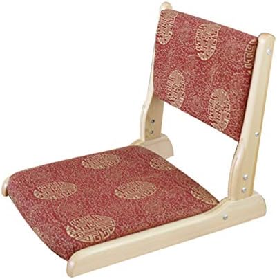 WUTRBYZ Folding Padded Floor Chair,Japanese Tatami Floor Chair Collapsible Back Support Yoga Meditation-I