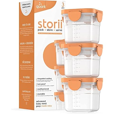 Quark Storii Baby Food Containers with Lids Cover