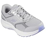 Skechers Go Run Consistent 2.0 Advantage - Tenis para Mujer, Gris/Lavanda, 23.5 cm