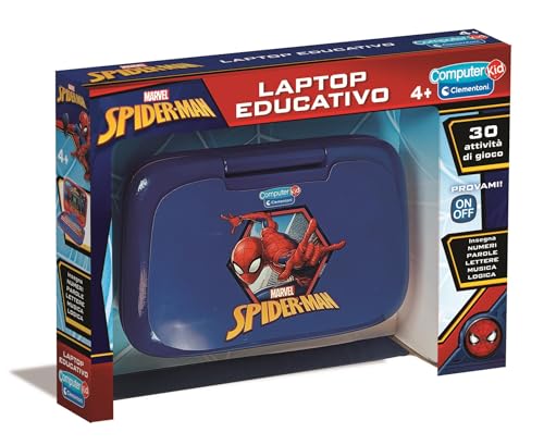 CLEMENTONI LAPTOP: una gamma di computer educativi per bambini sullo stile di un vero laptop da portare con sé, per imparare ovunque esercitandosi in vari argomenti, come lettere, matematica, logica, musica e le basi della lingua inglese