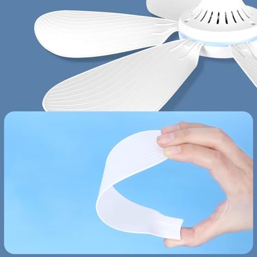 Ventilador colgante USB de 5V miniatura con interruptor on off interior 6