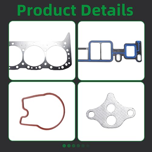 Image of Head Gasket Set, for Chevrolet Astro 96-05, for GMC C1500 96-98, for Isuzu Hombre 97-00, for Oldsmobile Bravada 96-01, OE#HS8-10306 HB10306 SL1000 HS9354PT-6 ES74034(40pcs)