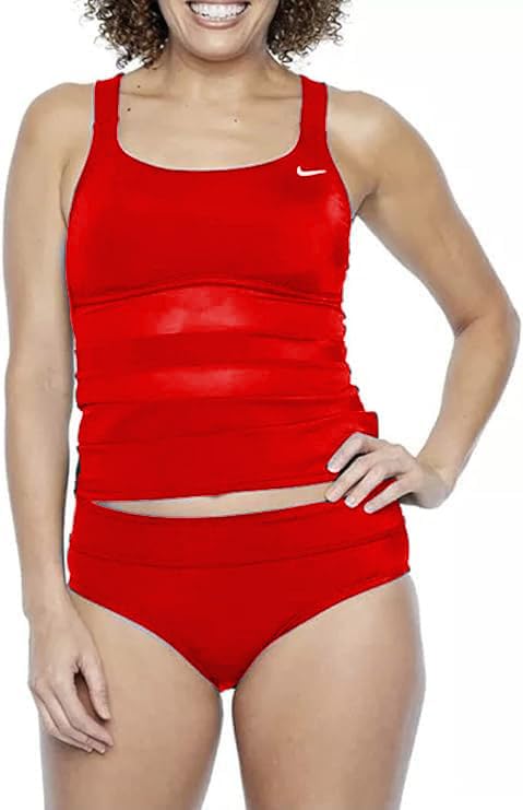 Nike Women's Mesh V-Back Tankini Set 2 Pc