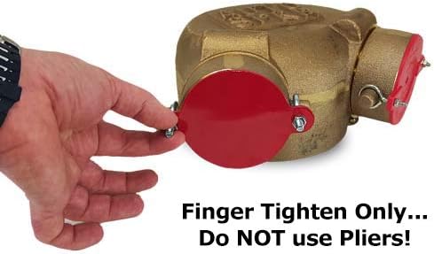 Miniatura 2 de FDC Connection - Tapas de conexión del departamento de bomberos - Cubiertas rojas para rociadores de incendios - Tapas para departamento de bomberos