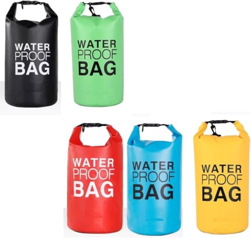 Bolsa Mochila Impermeável 20L Saco Estanque PVC com Alça Ajustável – Camping, Praia, Caiaque, Pesca e Esportes Aquáticos – À Prova D’Água e Super Resistente| AZUL