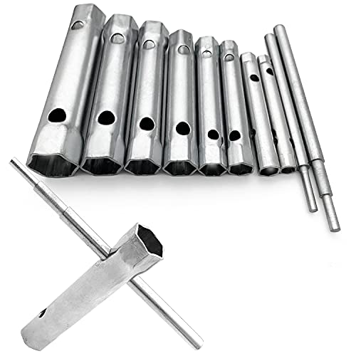 HILBERT Lot de 10 Clés Tubulaires 6 à 22 mm Cover