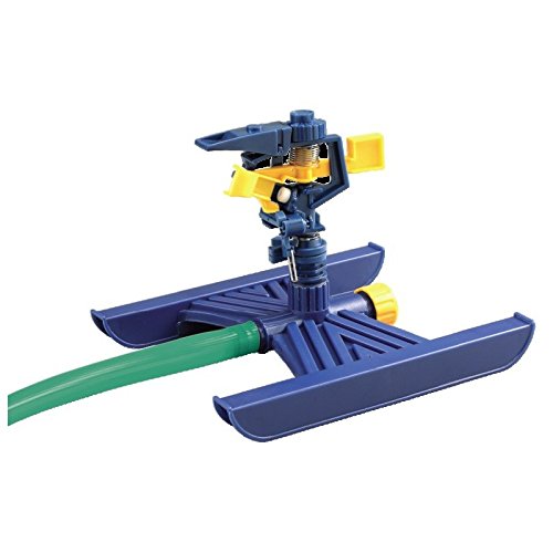 Aliespain Gazonsprenger slee slee radiografische reikwijdte 12,5 MTS Volledige cirkel 25 MTS met afstandsregelaar instelbare bewateringshoek aansluiting met bewateringsslang