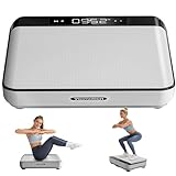 Viamotion Vibration Plate Exercise Machine, Vibration Plate for Lymphatic Drainage, Vibrating Platform Exercise Machine, Whole Body Vibrate Fitness Platform with LED Screen for Weight Loss