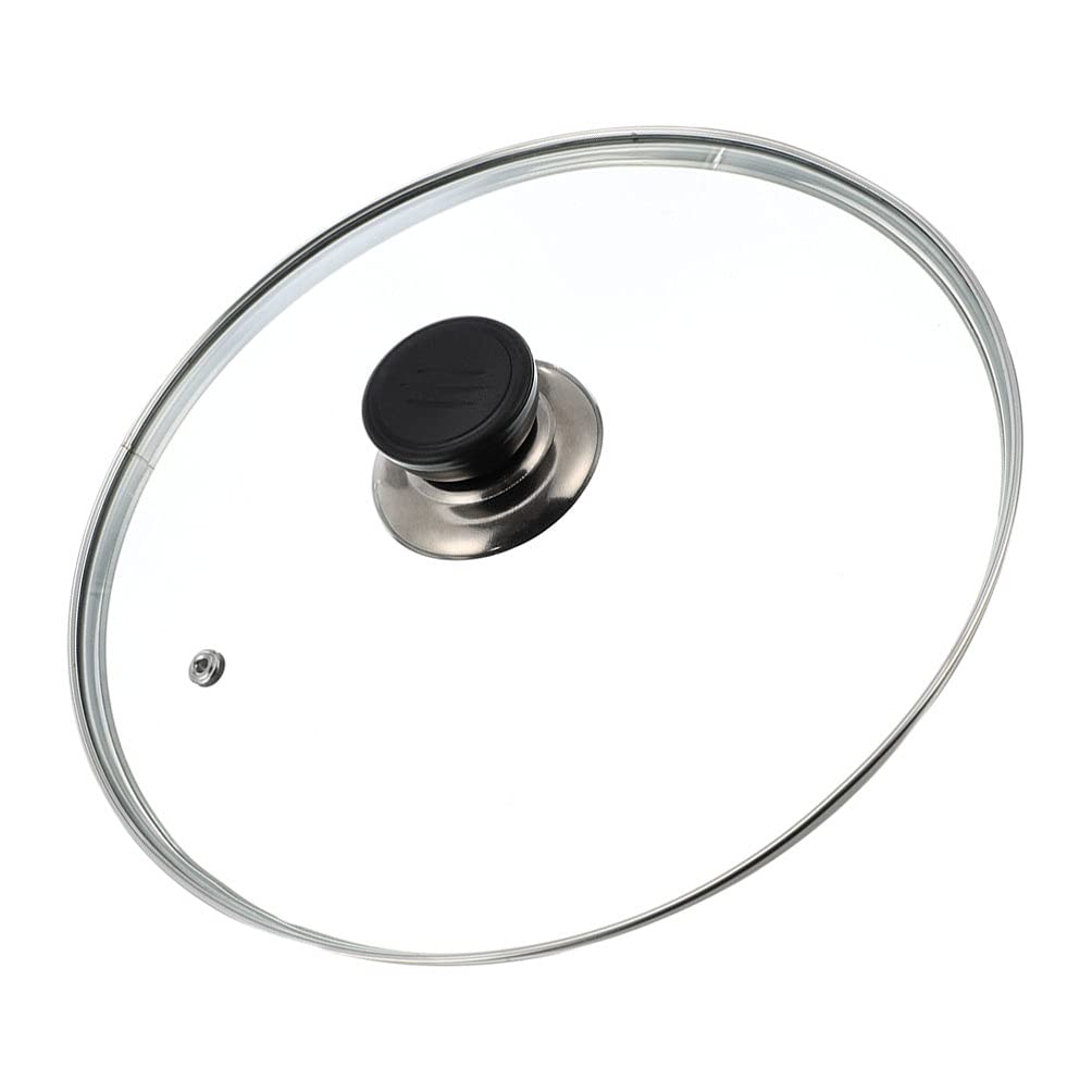 Coperchio di ricambio in vetro temperato per pentole, padelle e padelle, 34 cm