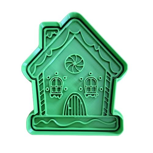 Tagliabiscotti.it - Casetta Natalizia - Casa - Natale - Cookies cutter - Formina - Stampo per biscotti o decorazioni torte in pasta di zucchero - 10cm