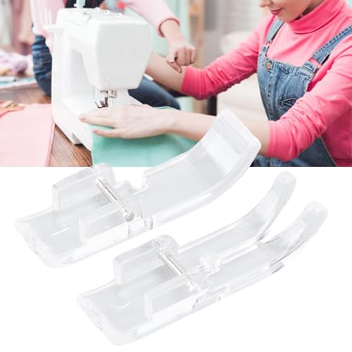 Pies prensatelas transparentes para máquina de coser miniatura 6