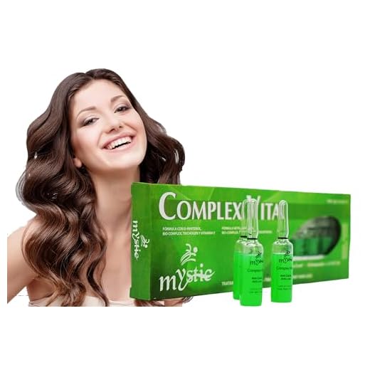 Kleravitex Mystic Complex Vital Ampoules For Hair Loss and Thinning - Regrowth Treatment With Biotin Bio-Complex and Tocopherol (Pk.10)