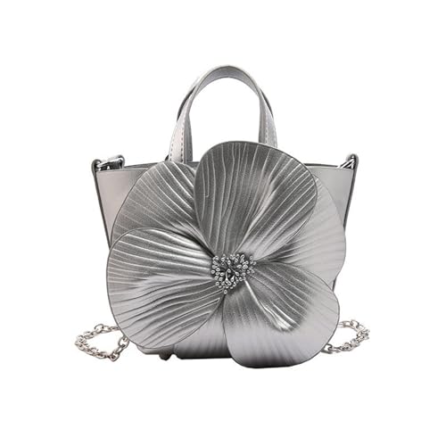 Sac à bandoulière pratique en cuir synthétique floral pour femme