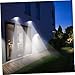 QUMIIRITY Solar Panel Wall Lights Waterproof Led Outdoor Lighting Tool Motion Sensor Solar-Powered
