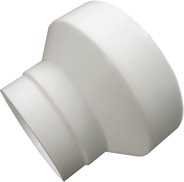 6 to 4 Inch Duct Reducer Dryer Vent Hose Adapter PVC Ventilation Ducting Duct Increaser for Grow Tent HVAC Ventilation System150-110-100mm