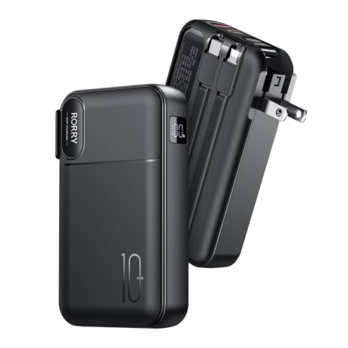 Amazon | RORRY【モバイルバッテリー コンセント一体型 10000mAh PD22