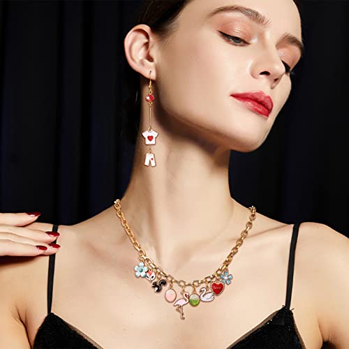 Fabrication de bijoux personnalisés avec ce grand lot de pendentifs en alliage émaillé