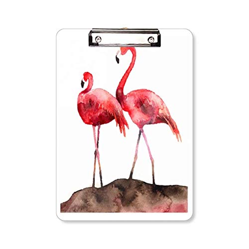 Bloc d'écriture A4 flamants roses rouge papeterie de bureau adulte