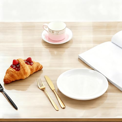 BUDINGHY Tovaglia Trasparente PVC 90 x 185 cm Resistente Tovaglia Plastificata Impermeabile Versatile per Tavolo Picnic in Famiglia e Eventi All'Aperto, Colore trasparente