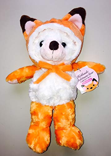 Amazon.co.jp: ご当地ベア 北海道 北きつねベア ぬいぐるみS 藤