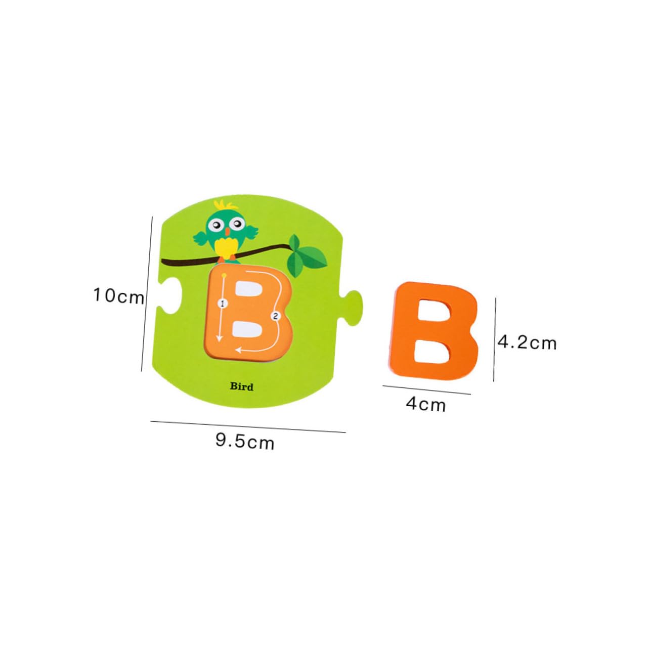 BESPORTBLE Educativo de Cartas y Puzles de Madera para Aprendizaje de Letras y Palabras Inglés Juguetes Interactivos para Niñas Didáctico Seguro y Pulido para Desarrollo Temprano