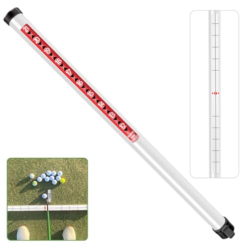 Golf Ball Retriever Professional Picker Golf Ball Shag Tube Plastic Release Retrievers Collector Practice Pick-up Sucker Tool 35.4 Inch