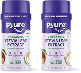 Pyure Organic Stevia Extract Powder, 100% Pure Stevia Leaf Extract, No Fillers, Sugar-Free, Keto, Paleo, Diabetic Friendly, Zero Calorie, 300x Sweeter Than Sugar, 1,000 Servings, USDA Organic