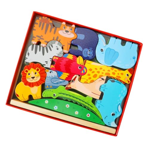 WESIEVYA Bloques De Construcción Creativos En Forma De Animales Juguetes Educativos Apilables para Juguetes De DIY para Aprendizaje y Diversión