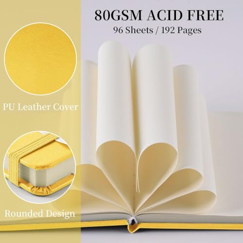 Image of 5x5 Pocket Sketch Book,80gsm Hardcover Art Sketchbook for Drawing Journal