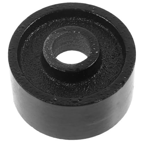 MAGICLULU Rueda Giratoria Fácil Instalación para Gato Hidráulico de 2,5 Toneladas en Acero Negro y Alta Durabilidad para Uso Industrial