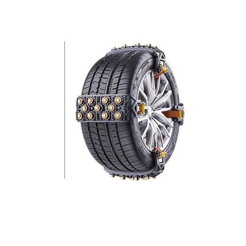 Chaînes à neige pour voiture : fini le patinage grâce au kit de traction ajustable