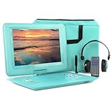 Trexonic TR-D133TEA_RB Trexonic 13.3 Inch Portable TV+DVD Player with Color TFT LED Screen and USB/HD/AV Inputs