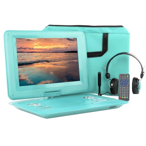 Trexonic TR-D133TEA_RB Trexonic 13.3 Inch Portable TV+DVD Player with Color TFT LED Screen and USB/HD/AV Inputs