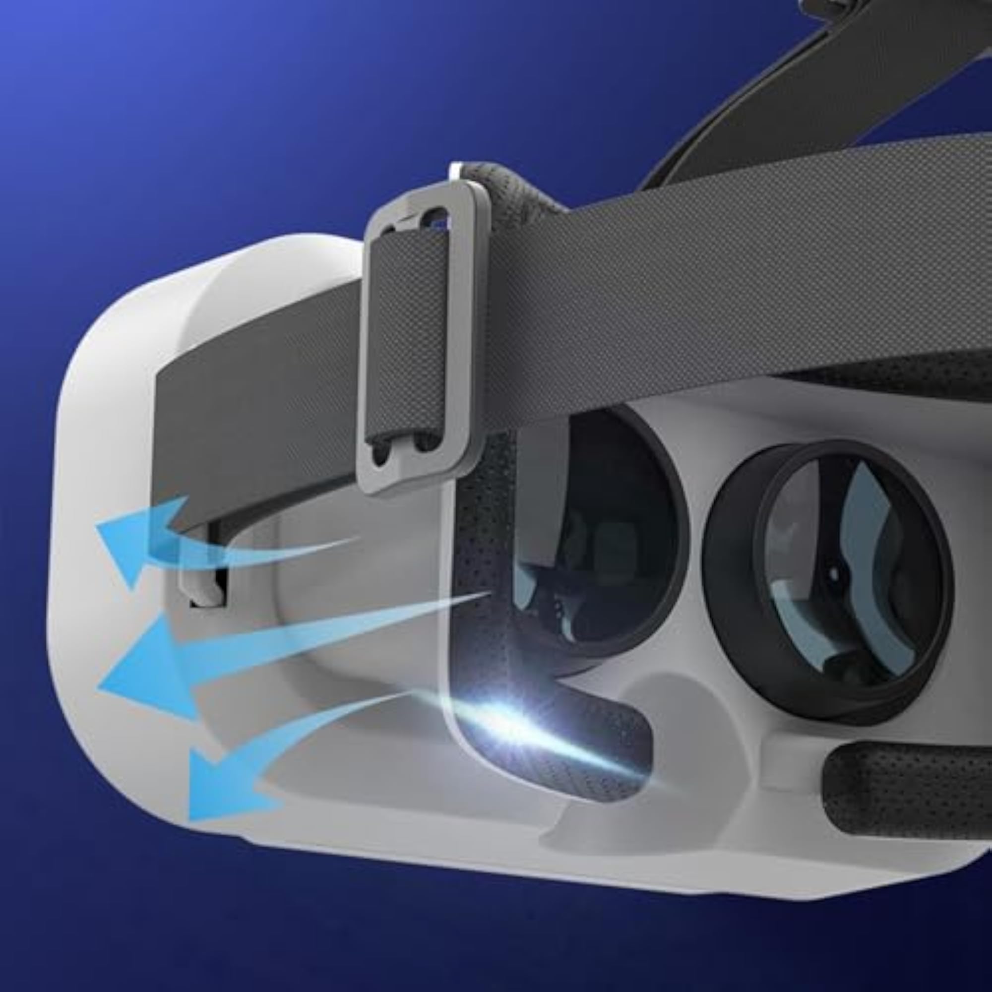 3D VR Glasses Comfortable Lightweight for 4.7-7" Phone
