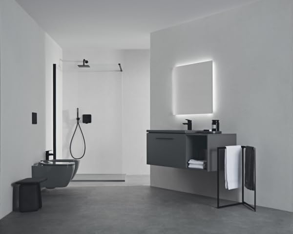 Ideal Standard - Ceraplan Concealed Single Lever Shower Mixer Tap Complete Two Way Silk Black, Black Silk - Image 4