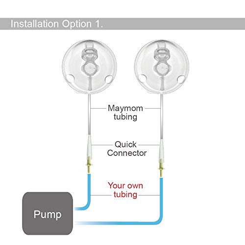 Kit de tubos Maymom compatible con Freemie y Medela miniatura 3