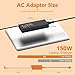 shefor 150W Laptop Charger Compatible With HP Pavilion Gaming 15 17, Omen 15 17, ZBook Studio G3 G4 G5 G6 G7 G8 Fury 15 17 G7 G8 TPN-CA11 TPN-DA09 L32661-001 19.5V Power Adapter【4.5 * 3mm】