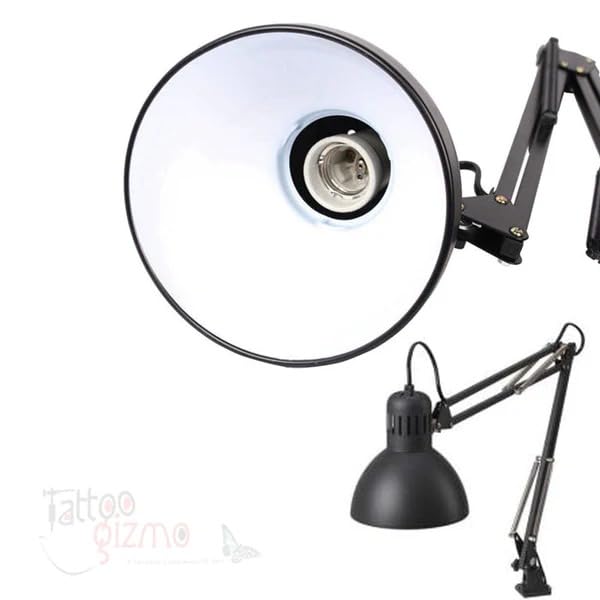 Image of Tattoo Gizmo Modern LED Floor Lamp for Living Room -Adjustable Reading Lamp with Flexible Neck, Eye-Care Light, Energy Saving Standing Lamp for Bedroom & Office