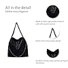 ZIYUEZIKUN Umhängetaschen für Frauen Damen Kette Umhängetasche Kettentasche Taschen für Damen Casual Handtasche große Hobo Schultertasche (Schwarz) #2
